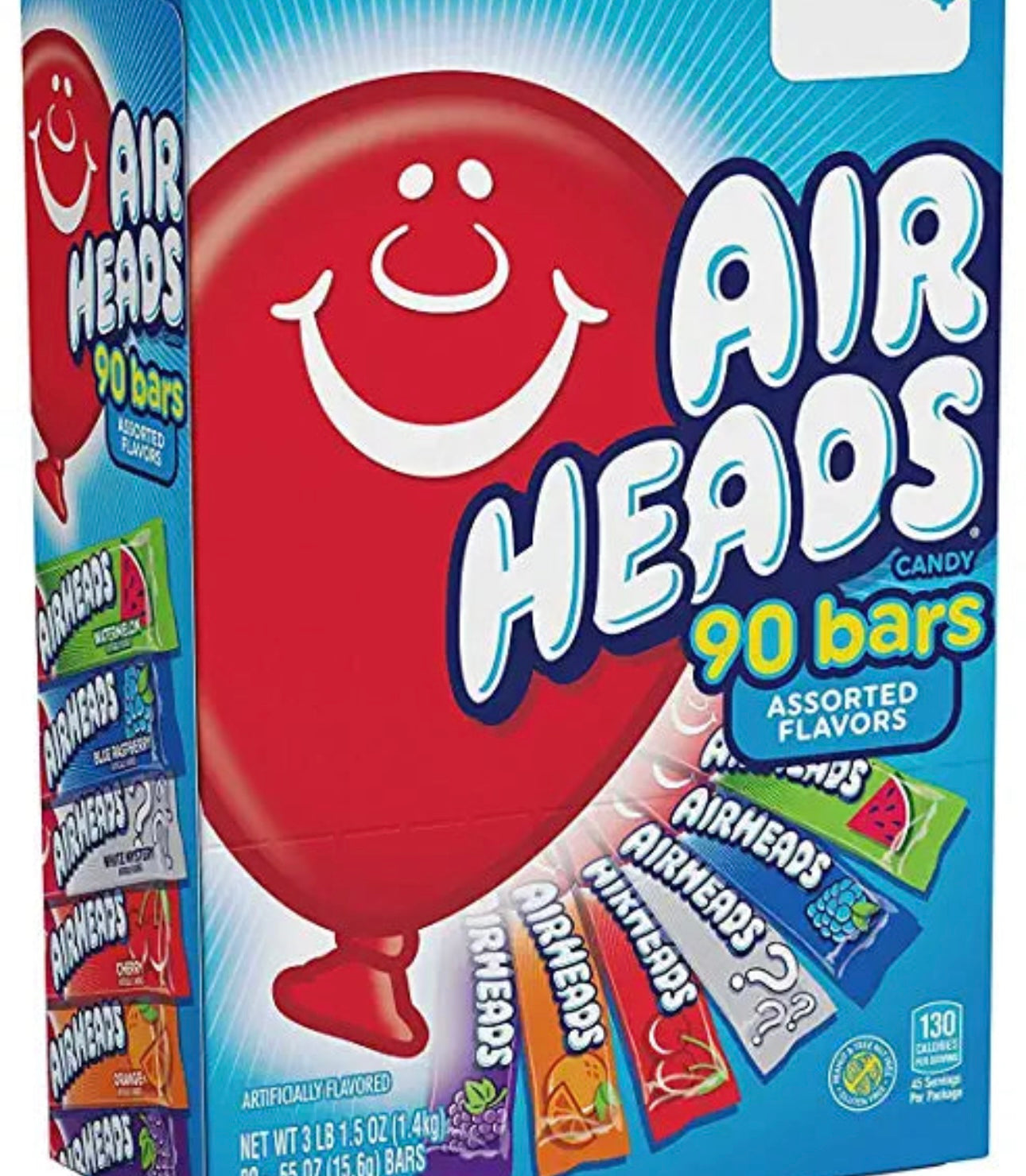 Air Heads candy, 90 bar assorted