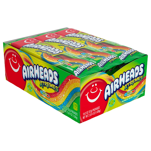 Xtreme Airheads belts Rainbow Berry (2oz)