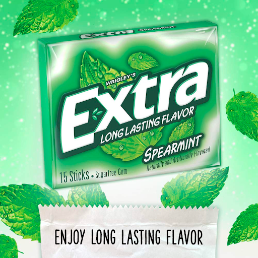 EXTRA Spearmint Sugar free Chewing Gum