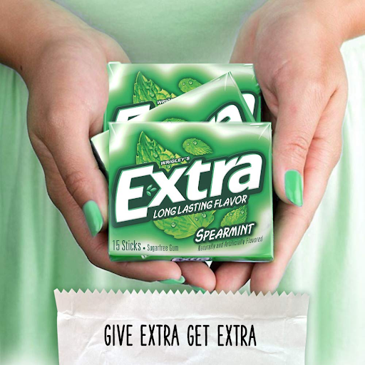 EXTRA Spearmint Sugar free Chewing Gum