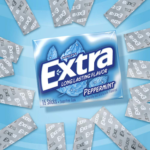 Extra Gum Peppermint Chewing Gum