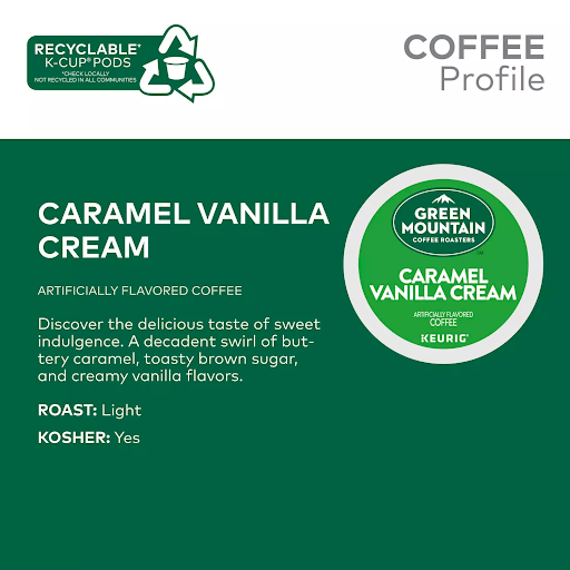 Green Mountain Coffee Single Serve K-Cups, Caramel Vanilla Cream (54 ct.)