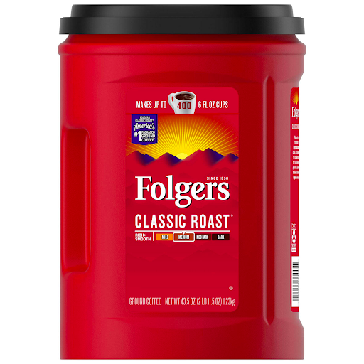 Folgers Classic Roast Ground Coffee (43.5 oz.)