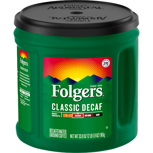 Folgers Decaffeinated Classic Roast Coffee (33.9 oz.)