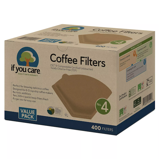 If You Care #4 Unbleached Coffee Filter (400 ct.)